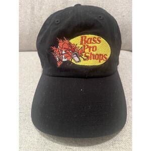 The Bass Pro Shop Hat With Red Gyarados Pokemon Adjustable Size